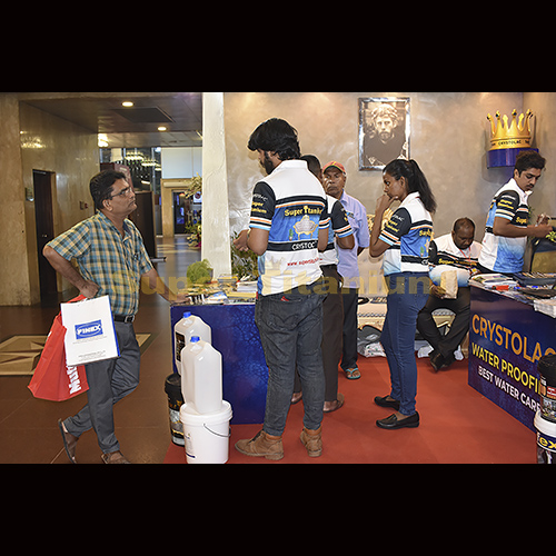 Crystolac super Titanium stall at Construct 2023 Exhibition-BMICH photo